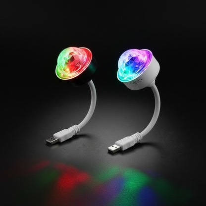 Durable Color-Changing USB Crystal Ball Disco Light