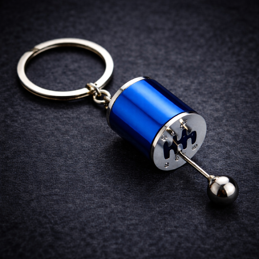 Speed Manual Gearbox Shifter Keychain