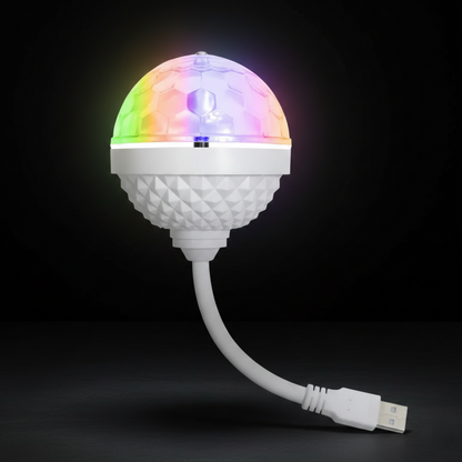 USB Colorful Rotating Magic Ball Light