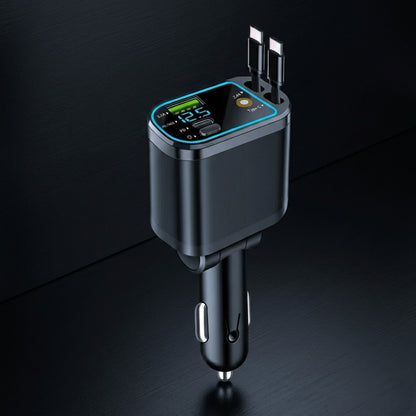6-in-1 Retractable Fast Car Charger