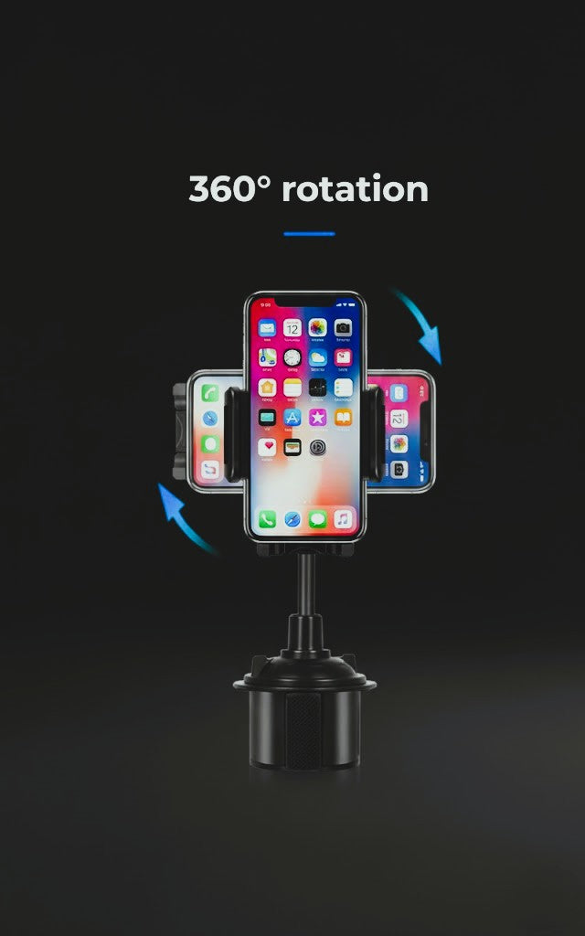 360° Rotating Universal Car Cup Holder Phone Mount