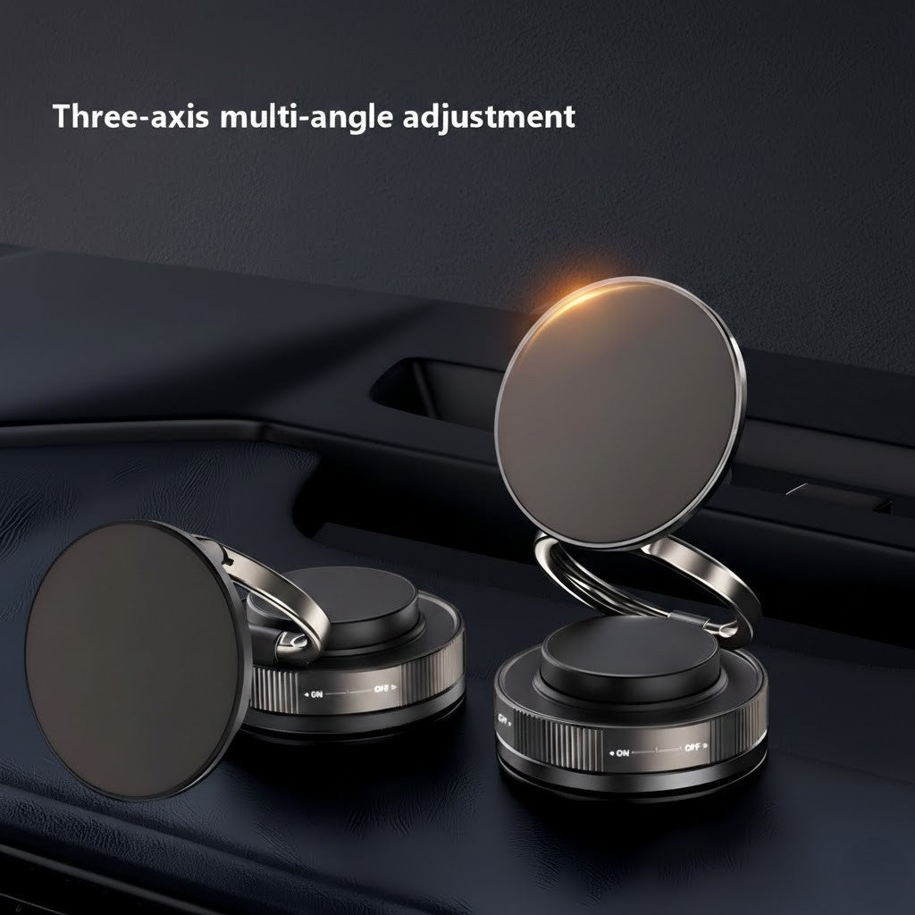 360° Magnetic Car Phone Holder – Ultra-Stable & Foldable Design