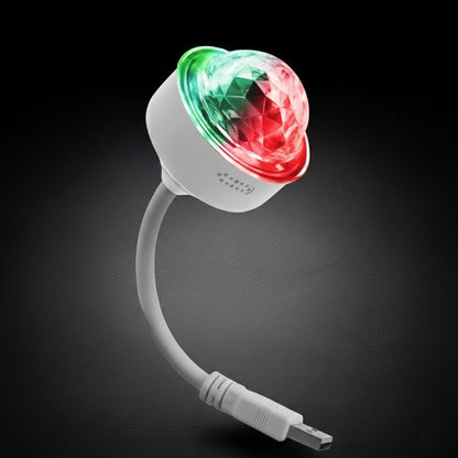 Durable Color-Changing USB Crystal Ball Disco Light